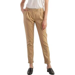 Burberry Brit light tan tapered slim fit pants size 8